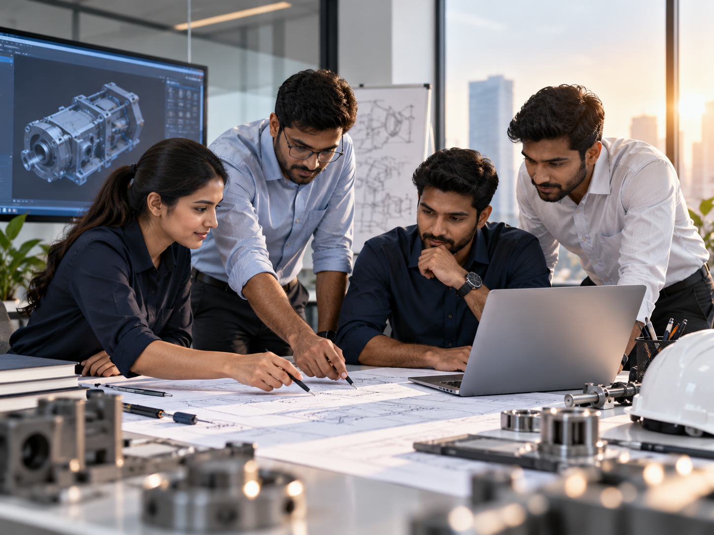 Engineering Team at Work